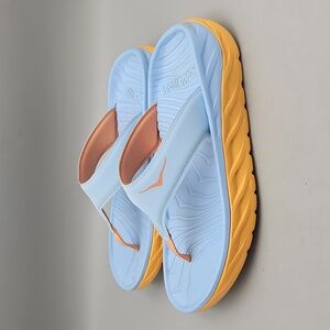 Hoka Light Blue/Orange Women’s Sandals Size 9